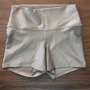 ALO Yoga Women's Beige Athletic Shorts
